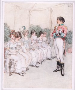 Ensign Blades Appears, Frowning and Charlotte Ventures to Touch His Sleeve by Hugh Thomson